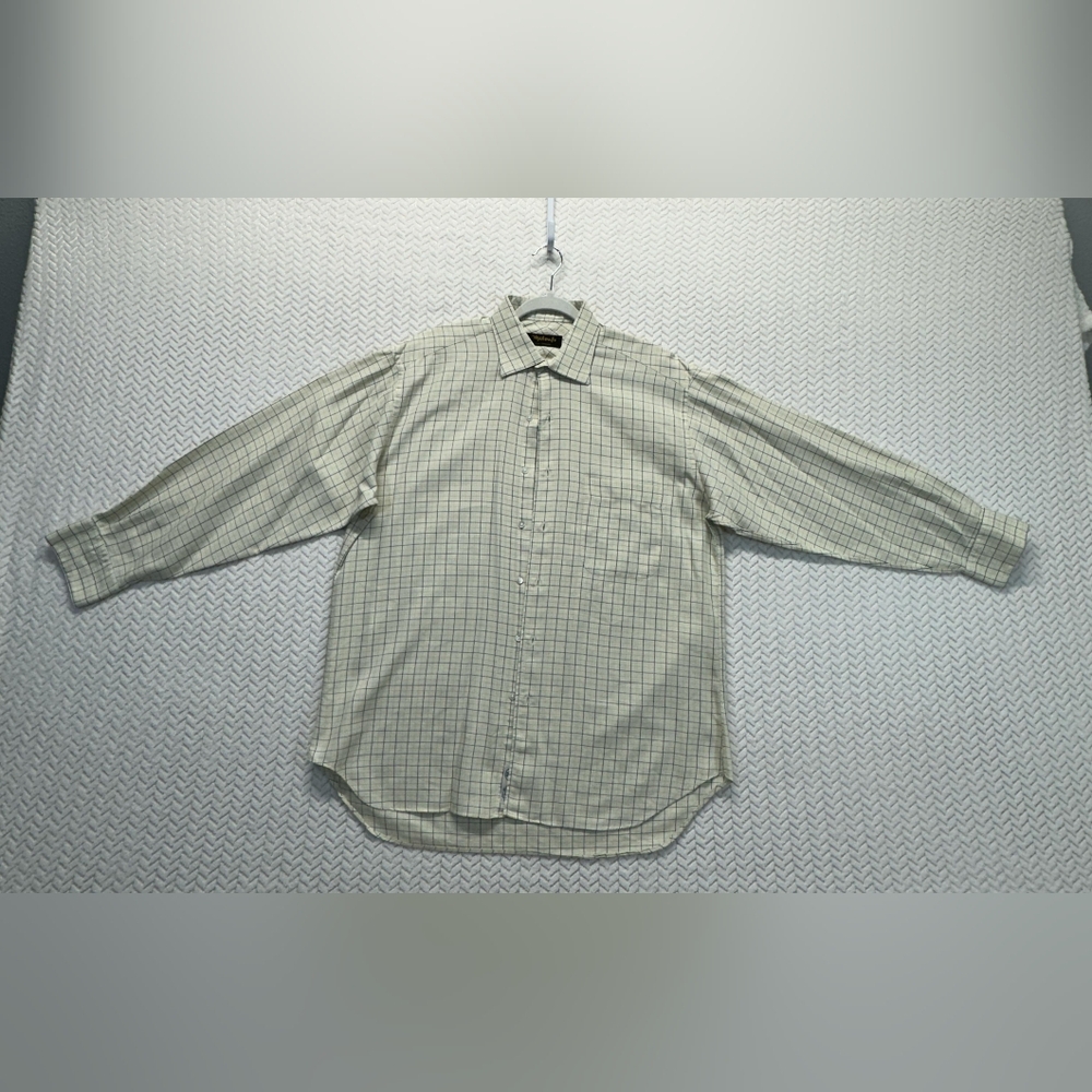 Gitman Bros Malouf's Fine Apparel Button Down Dress Shirt Men’s 16/35 XL Cotton